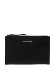 Клатч на молнии с логотипом DSQUARED2, черный - фото