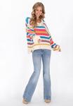 Джемпер IZIA SWEATER, Offwhite Multicolor/Off-White - фото 2