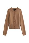 Кардиган New Look COMPACT CREW NECK, Camel - фото 5