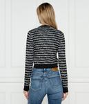 Кардиган женский Tommy Jeans короткий на пуговицах, черный - фото 3