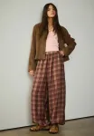 Прозрачные брюки-баллоны Next, Pink Rust Check - фото 2