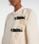 Хлопковый льняной плащ Gameia Isabel Marant, экрю - фото 4