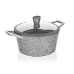 Пресс-кастрюля алюминиевый ГРАНИТ 28см 6,4л Banquet - фото 3