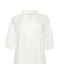 Блуза KAFFE CURVE KCLulla, белый - фото