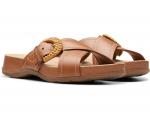 Сандалии Clarks Reileigh Bay, цвет Cinnamon Leather - фото