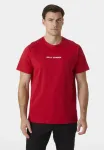 Футболка с принтом core Helly Hansen, Red - фото
