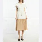 Платье Peserico, бежевый - фото