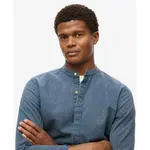 Рубашка Superdry Merchant Indigo Grandad, синий - фото 5