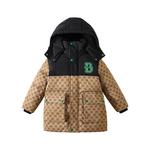 Детская пуховая куртка Disney, хаки - фото