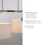 Подвесной светильник GREEN SOFI E27 1 шт. Just Light, белый - фото 2