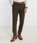 Брюки льняные Oscar Jacobson Denz, зеленый - фото 3