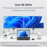 Plugable USB-C to Dual 4K HDMI MST Display Adapter USBC-MSTH2 - фото 3