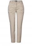 Узкие брюки CECIL, бежевый - фото