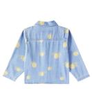 Джинсовая куртка с принтом Magot Konges Sløjd, Lemon Denim - фото 4