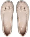 Женские балетки Cloudsteppers Breeze Roam Perfed Clarks, коричневый/бежевый - фото 4