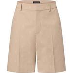 Повседневные шорты мужские бежевые Louis Vuitton, бежевый - фото