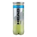 Банка из 3 мячей Head PRO+ для паделя, желтый - фото