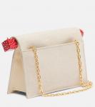 Холщовый клатч Rond Carré Jacquemus, Light Greige - фото 4