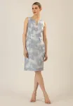 Платье-Футляр Apart, Hellblau-Creme - фото 2