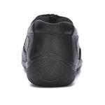 Профессиональные кожаные мокасины черного цвета Andrea - фото 4