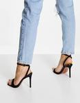 Черные босоножки на небольшом каблуке ASOS DESIGN Wide Fit Neva - фото 4