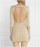 Платье Elisabetta Franchi, коричневый - фото 4