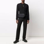 Свитер мужской черный Bottega Veneta, черный - фото 2