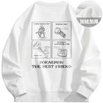Толстовка унисекс Doraemon, белый - фото 36