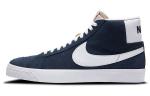 Кроссовки Nike Sb Zoom Blazer Mid Navy White - фото