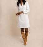 Oren Платье стеганое в песочном белом SOUTHERN TIDE - фото