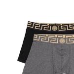 Грека Бордер Лонг Транкс 2 шт 'Серый/Черный' VERSACE - фото 4