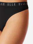ELLE Трусы-стринги 'Logo' в черном цвете - фото 6