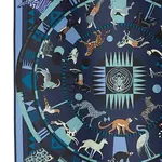 HERMES Шёлковый шарф, Marine Blue - фото 7