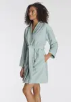 ЛАСКАНА халат Lascana, мятный - фото
