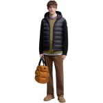 Панельная худи на молнии с капюшоном Moncler, синий - фото 3