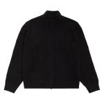 Свитер Stussy Patch Zip Sweater 'Black' - фото