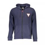 Синий хлопковый свитер Guess Shoes - фото