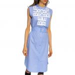 Платье женское Burberry без рукавов, голубой - фото 2