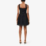 Мини-платье Amy Lynn кружевное плетеное, черный - фото 4