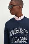 Свитер Tommy Jeans, темно-синий - фото 4