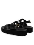 Сандалии JA16054I1MIA0000 Love Moschino, черный - фото 3