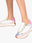 Нейлоновые стеганые кроссовки Kurt Geiger London, White/Multi - фото 2