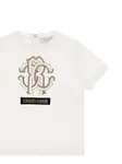 Футболка с вышитым логотипом Roberto Cavalli, белый - фото 3