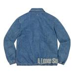 Куртка john coltrane a love denim harrington jacket 'teal white' Supreme, мультиколор - фото 2