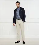 Льняная рубашка Slim fit Stenströms, синий - фото 2