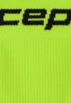 Носки CEP RUN COMPRESSION MID CUT 5.0, Lime Black/Neon Yellow - фото 3