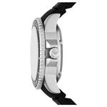 EMPORIO ARMANI Часы Sea Explorer Automatic Black Silicone Watch, Black Dial - фото 2