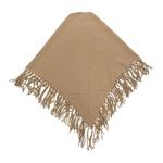 Weekend Max Mara Tornado Fringed Triangle Shawl WEEKEND MaxMara, camel - фото 2