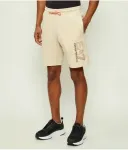 Шорты regular fit Ea7, бежевый - фото