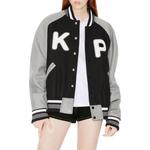 Бомбер Kenzo Varsity Logo, черный / серый - фото 7